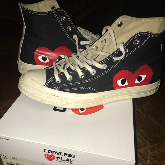 comme des garcons converse size 11